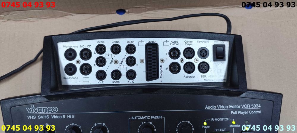 mixer audio video VIVANCO VCR 5034 neprobat se aptind ledurile