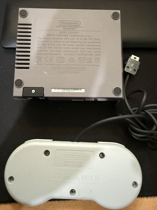 Consola Nintendo Clasic Mini CLV-001