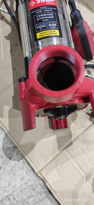 Фекальный насос Зубр