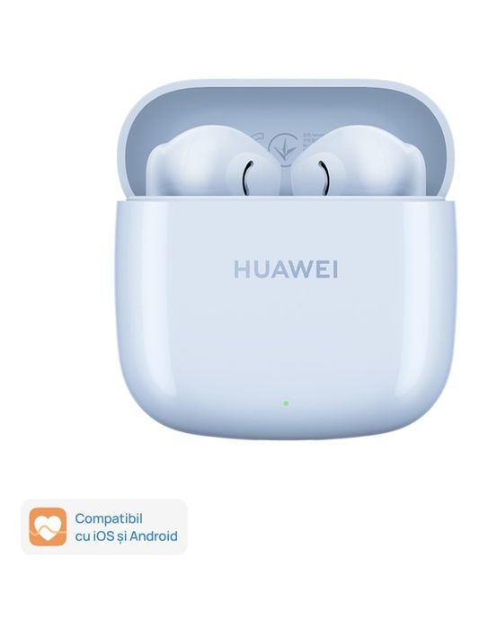 Casti In-Ear Huawei FreeBuds SE 2, True Wireless, Blue, sigilate