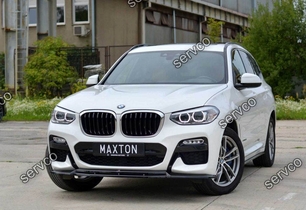 Prelungire lip bara fata Bmw X3 G01 MPachet 2018-2021 v1 Maxton Design