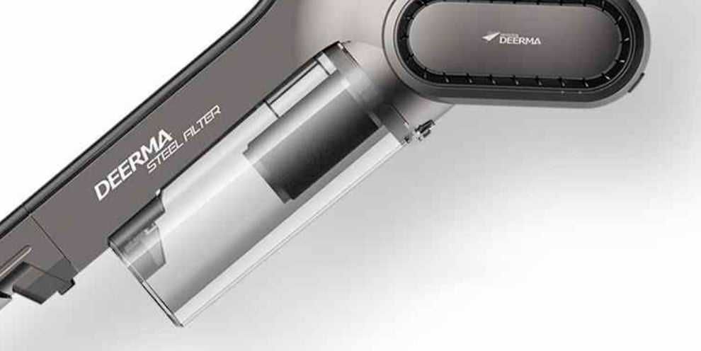 Пылесос Deerma Vacuum cleaner DX700 Черный и белый.