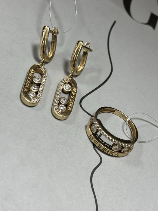Messika  комплект 585 пробы/Bari Bar Shop/ Рассрочка без процентов