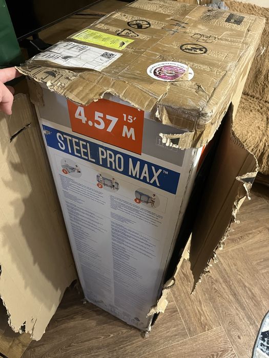 Новый бассейн Steel pro max