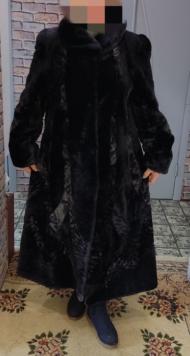 Шуба мутон рифленый р 52