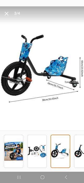 Trotinete drift cu pedale