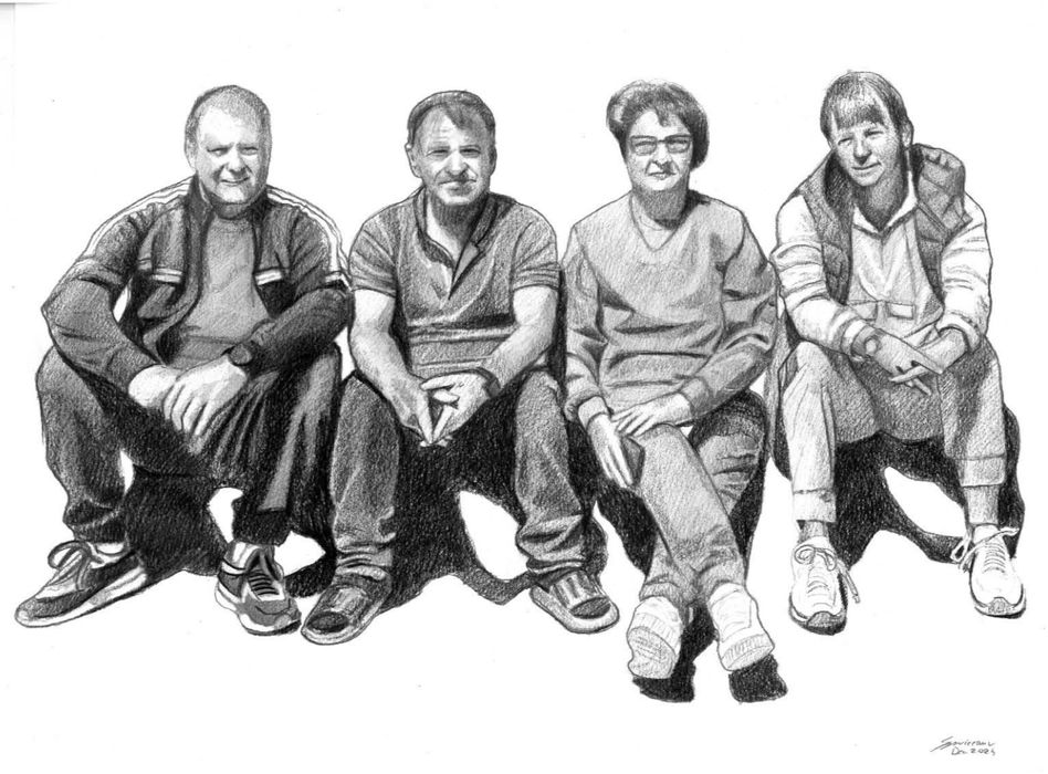 Cadoul Peferct de Craciun Portrete in Creion