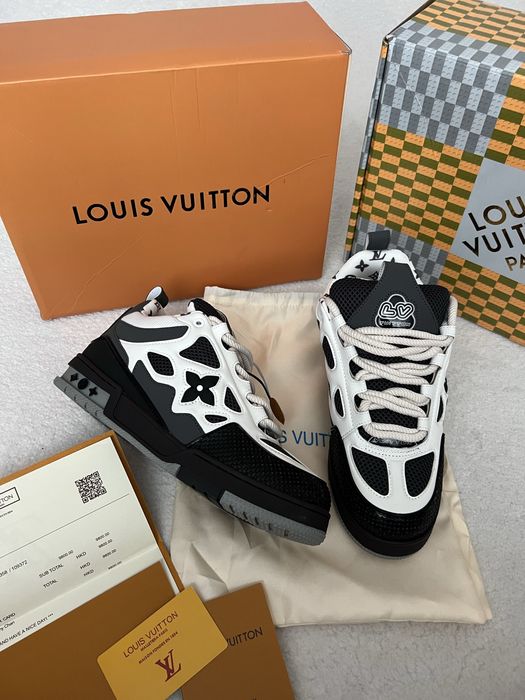 Louis Vuitton Skate White/ Gri 41