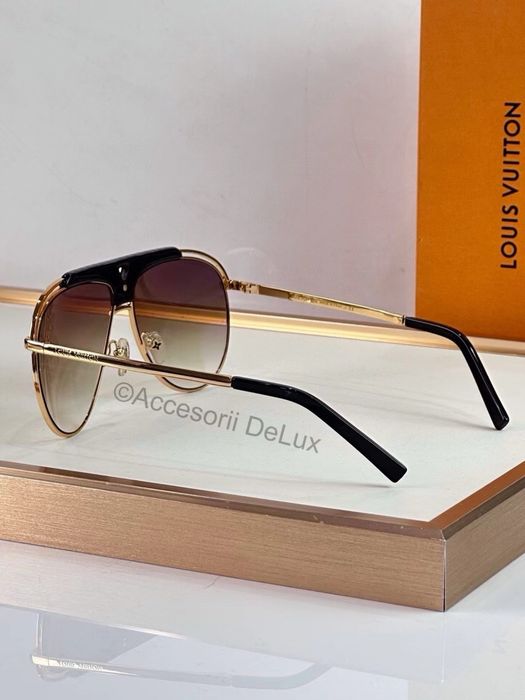 Ochelari de Soare Louis Vuitton Dourado Pilot Z1030E Noi Full Box [Verificare Colet] Gold