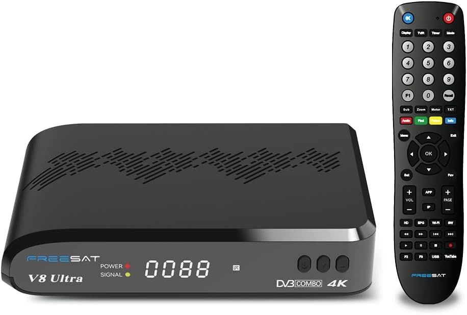 Receptor satelit  Freesat v 8 ultra 4k combo satelit , cablu.
