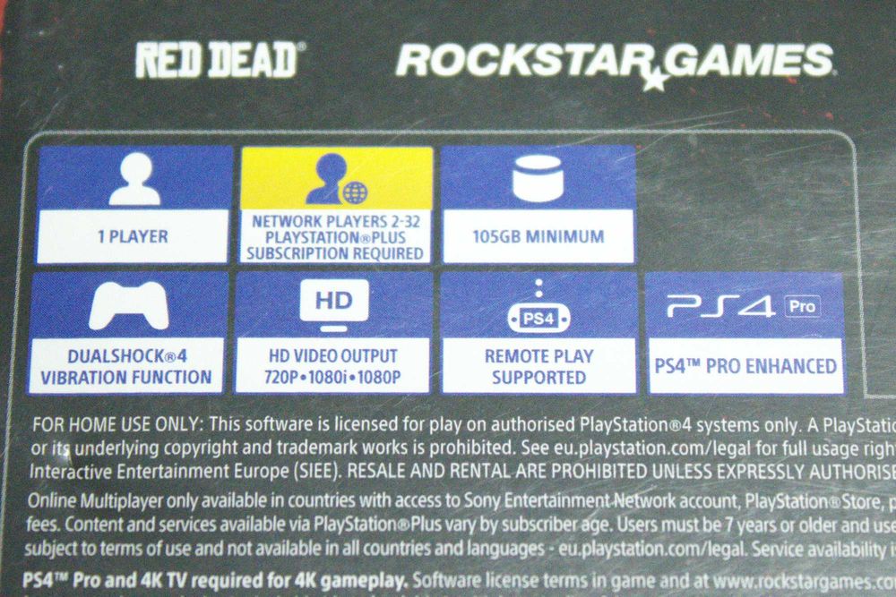 Red Dead Redemption 2 PS4 PlayStation 4
