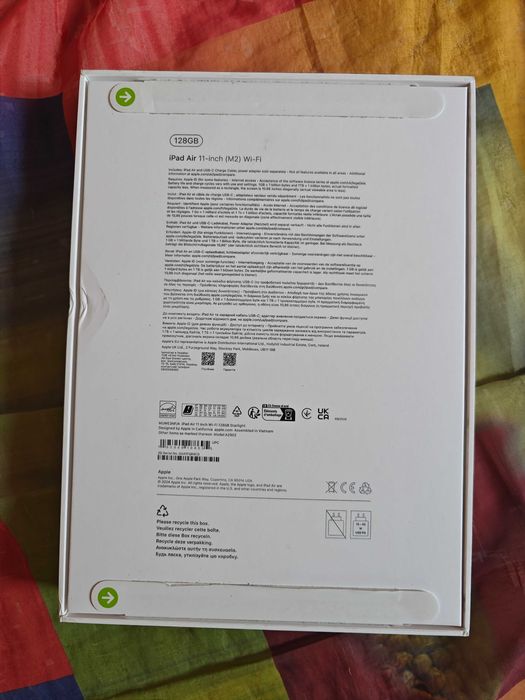 Apple Ipad Air 11 inch 128 GB starlight tablet таблет НОВ ЗАПЕЧАТАН