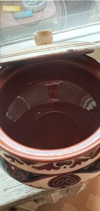 Глиняный  горшок для духовки