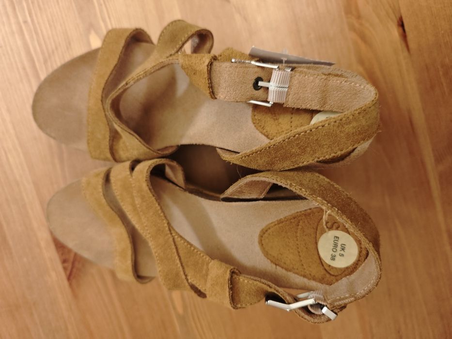 Сандали- естествен велур, Sholl