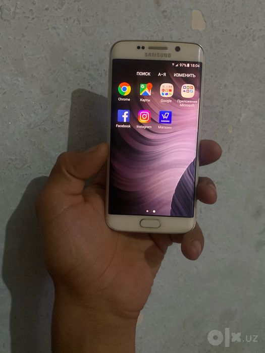 samsung s6 edge zor xolatda orqa kiriwka aliwga joyi 32gb uz emi utgan
