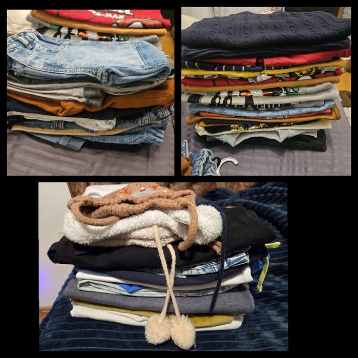 Lot haine baiat 98 104 , 50 articole, H&M Zara Tommy Hilfiger