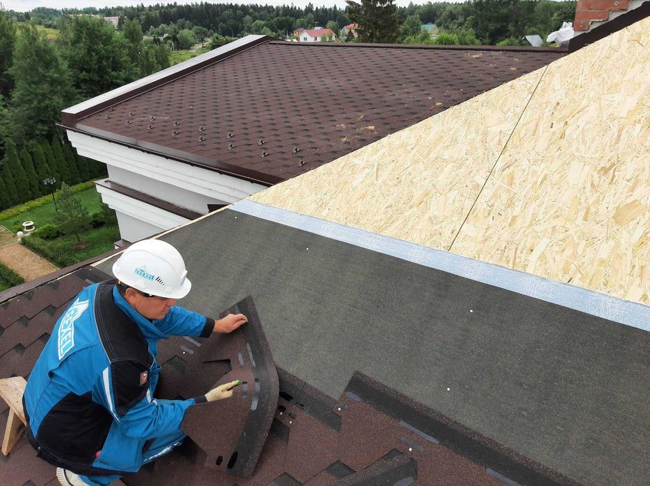 Гибкая черепица , мягкая кровля , ондулин Кровля под ключ