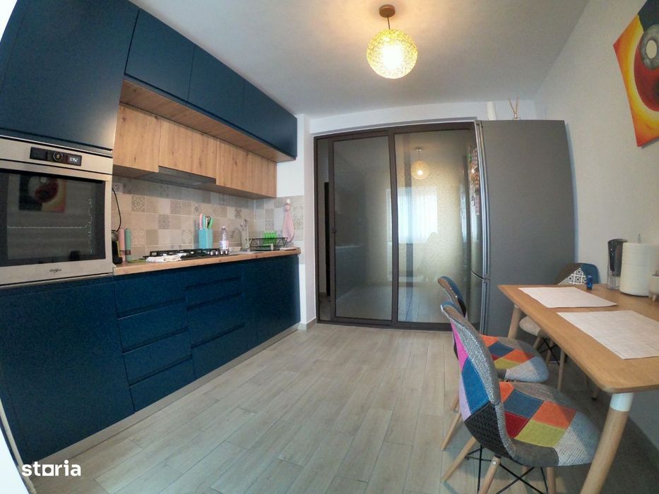 Apartament cu 2 camere mobilat, utilat