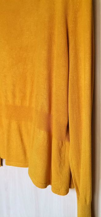 Cardigan damă Essentials by Tchibo ONE SIZE potrivit M/L muștar ca NOU