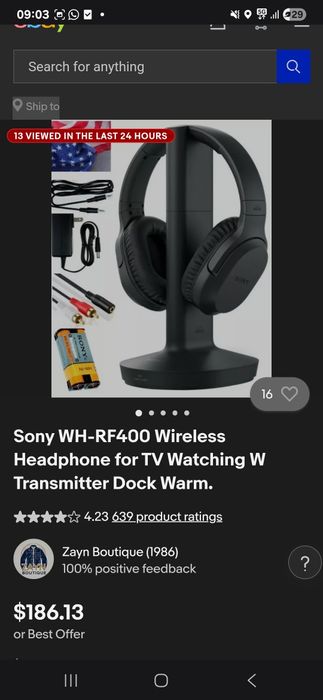 Casti Sony wireless