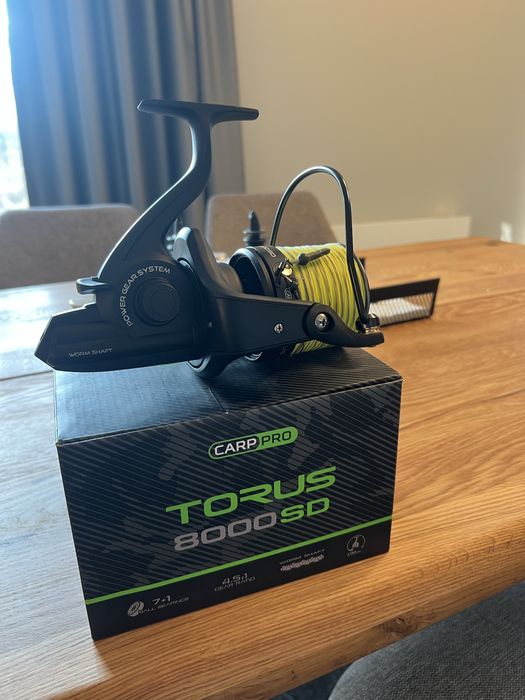 Продавам Пръчка CarpPro Flapper 13ft 3,5lb и макара CarpPro Torus 8000