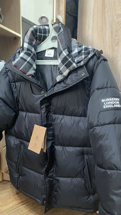 Продам зимний мужской пуховик Burberry новый