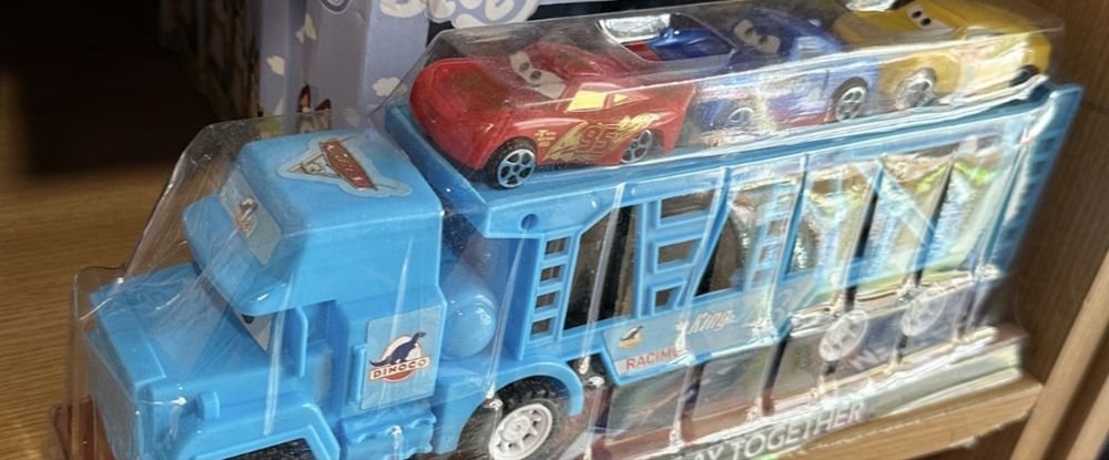 Автовоз с колички МакКуин Колите, McQueen The Cars