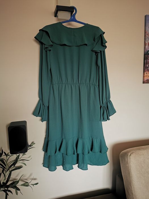 Зелена рокля Л-ХЛ.