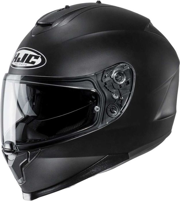 Casca moto HJC C70N Solid Negru Mat, NOU cu eticheta!
