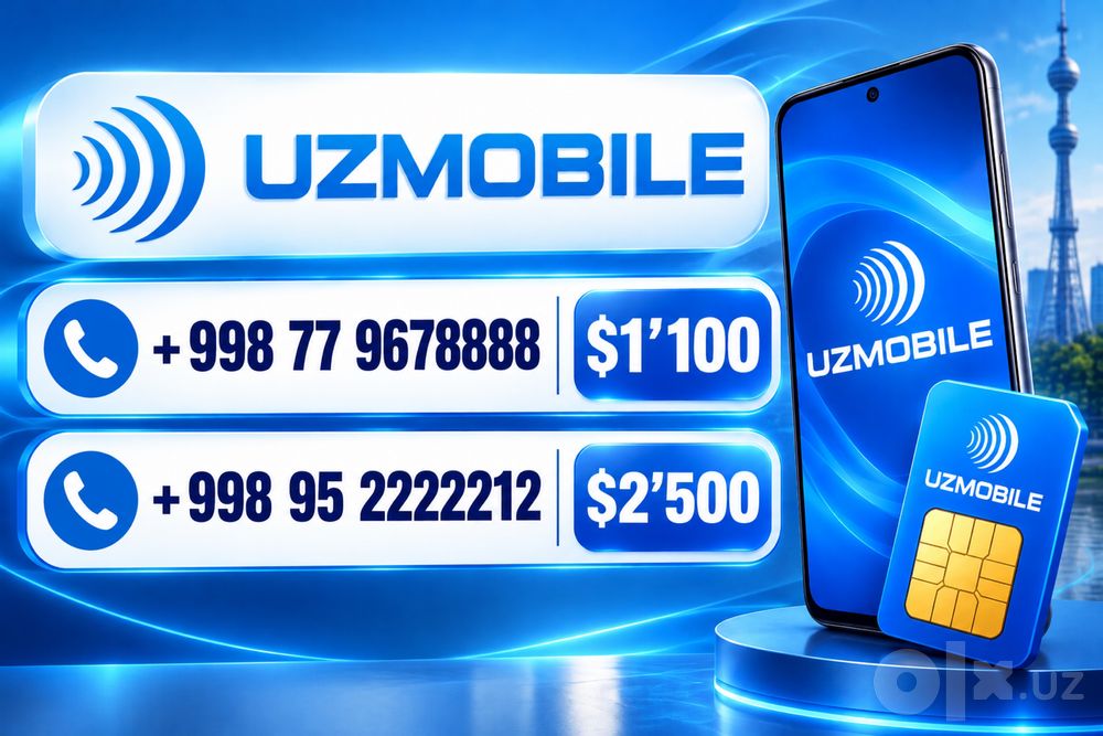 Uzmobile nomerlar sotiladi