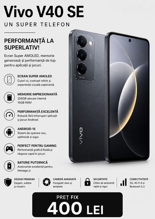 Oferta! Vivo v40 Se 256gb