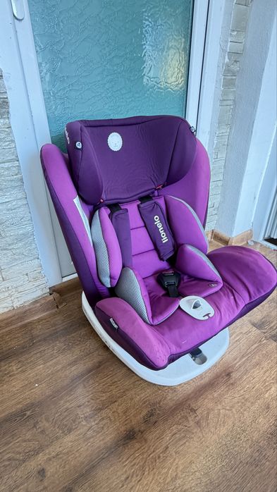 Scaun Auto Lionelo Bastiaan Violet 0-36 luni 360 grade rotatie