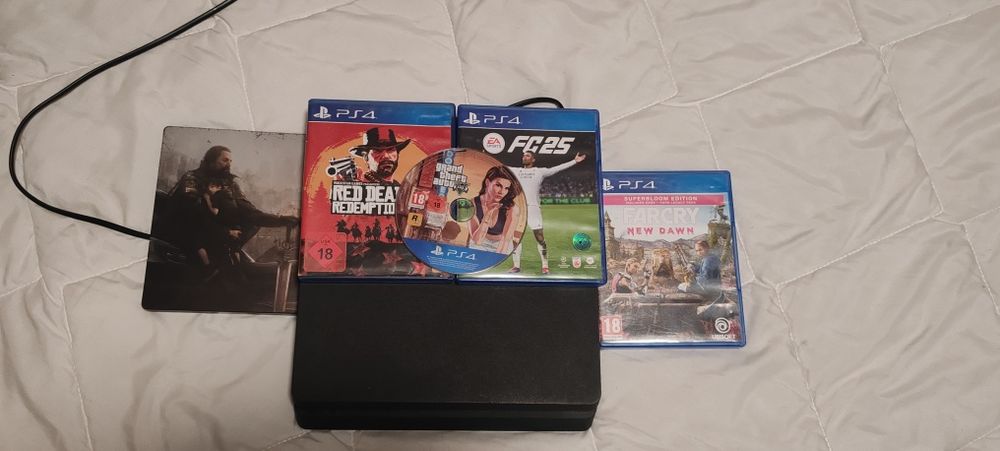 Jocuri PS4 + PS4 slim 1tb