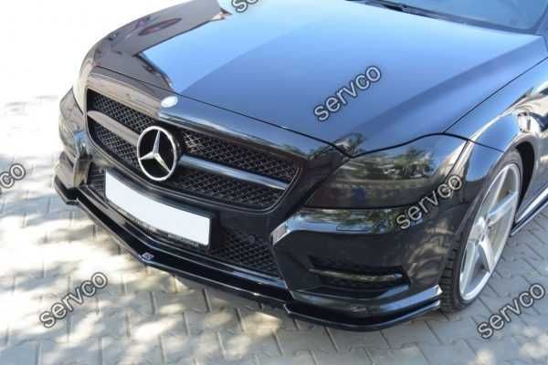 Prelungire lip bara fata Mercedes CLS C218 Amg Line 2011-2014 Maxton