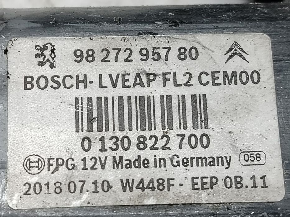 Macara dreapta fata 9827295780 Peugeot 508 1 (facelift) (2014 - 2020)