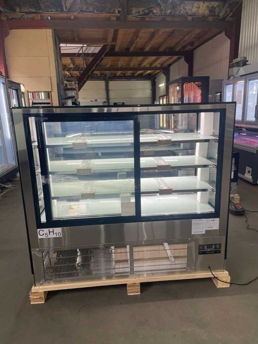 Vitrina Frigorifica pentru Prajituri Malmo INOX 150cm / Danemarca/ NOU