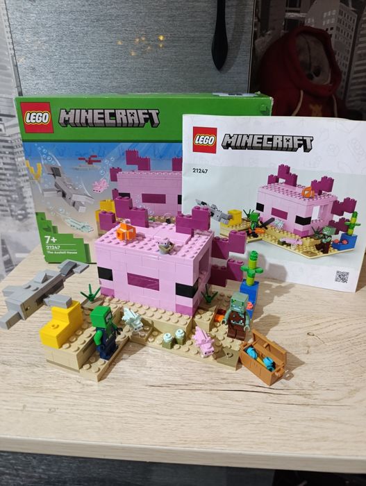 Лего Minecraft Дом аксолотля 21247