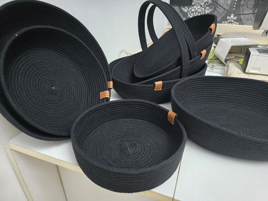 Корзинки макраме для клубники