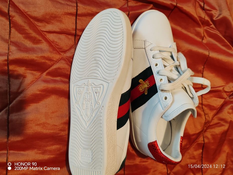 Pantofi sport casual, Gucci, piele naturală