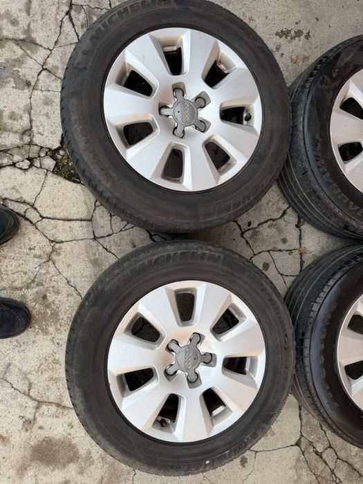 Jante aliaj Audi 16’ cu cauciucuri vara