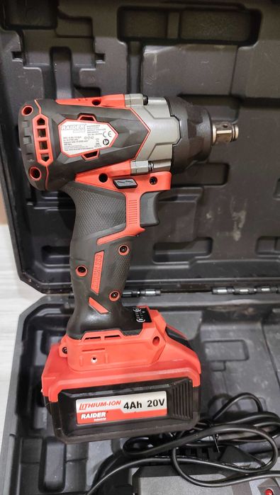 Безчетков гайковерт 20V 480Nm 1/2" RAIDER RDI-IBW04