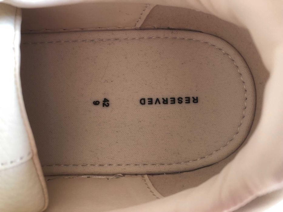 Маратонки/ сникърси/ спортни обувки Reserved естествена кожа №42 нови