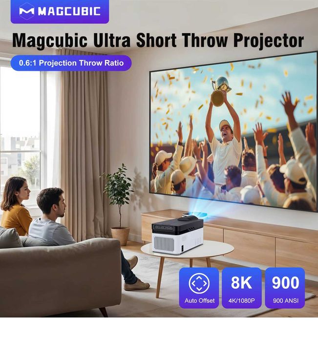 Videoproiector Smart Magcubic Ultra  HY450, 1080p, 900 ANSI, AutoFocus