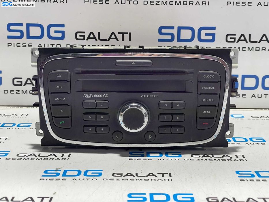 Unitate Radio CD Player Single CD 6000CD KW2000 Ford Kuga 2008 - 2013 Cod 7M5T-18C815-BA [L3118]