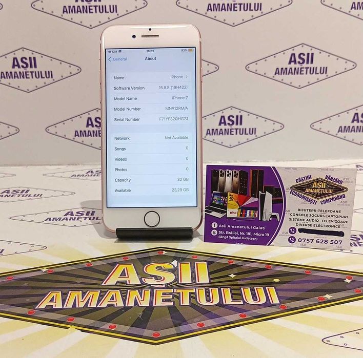 Asii Amanetului - iPhone 7 , 32 gb , 83 % Baterie