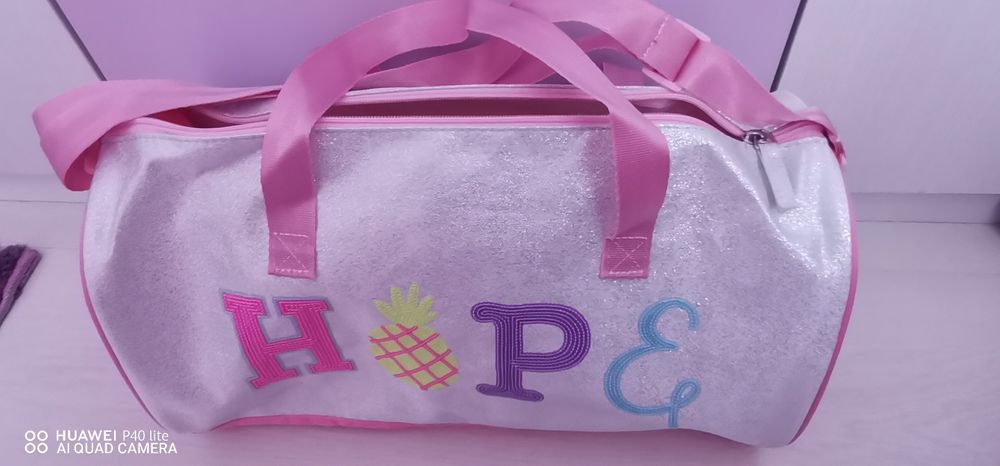 Детски спортен сак розов нов