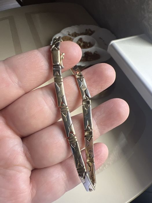 Золотая браслет 585 проба 17 грамм