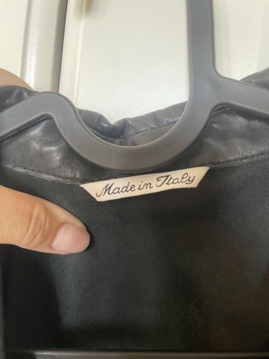 Jacheta din piele de bovina Marina Rinaldi