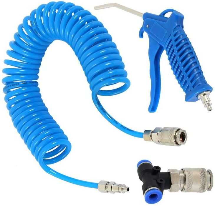 Pistol de Suflat Aer pentru Curatare, Furtun 5m