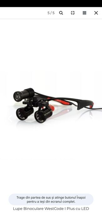 Ochelari de protectie cu Lupa + lumina Led